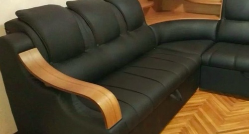Перетяжка кожаного дивана. Медынь